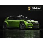 Bittydesign Karoserie čirá ŠKODA Fabia RS Rally2 1/10 rally 190 mm tvrdá 1,2 mm – Zboží Dáma