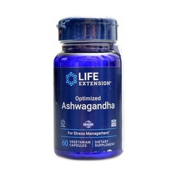 Life Extension Optimised Ashwagandha Extract extrakt z Ashwagandhy 60 rostlinných kapslí