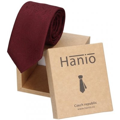 Pánská kravata Hanio Artis vínová