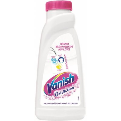 Vanish Oxi Action Crystal White Liquid tekutý odstraňovač skvrn 450 ml – Zboží Dáma