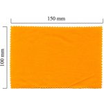 Blick-Punkt Hadřík na brýle z mikrovlákna jednobarevný oranžový 100 x 150 mm 1 ks – Sleviste.cz