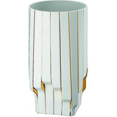 ROSENTHAL STRIP ZAHA HADID bílo-zlatá, 30 cm – Zboží Mobilmania