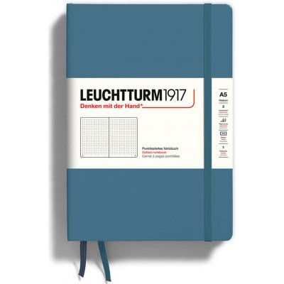 Leuchtturm1917 Zápisník A5 Stone Blue – Zboží Mobilmania