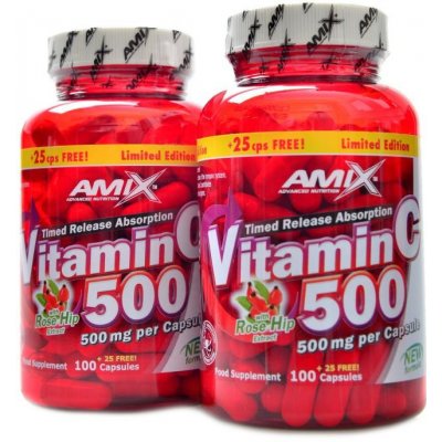 Amix Vitamin C 500 AKCE 1+1 250 kapslí – Zbozi.Blesk.cz