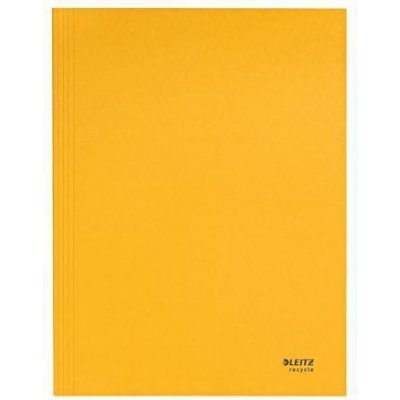 Leitz Spisové desky Recycle, žlutá, recyklovaný karton, A4, LEITZ 39060015 315707 – Zboží Živě