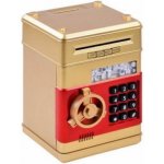 Verk 01938 Dětská pokladnička trezor zlatá – Zboží Dáma