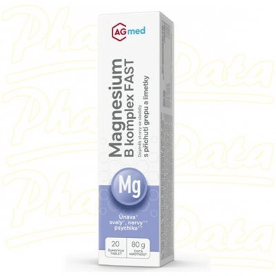AGmed Magnesium B-komplex FAST eff.20 tablet – Hledejceny.cz