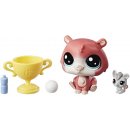 Hasbro Littlest Pet Shop Maminka s miminkem a doplňky Trip Hamston a Molly Mouseby