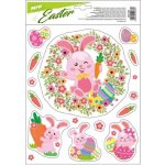 MFP 2221782 Okenní fólie velikonoční VE012 21x30cm s glitrem – Hledejceny.cz