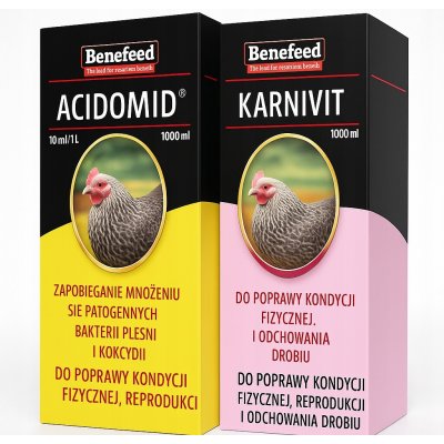 Benefeed Acidomid Drůbež 1 l pro slepice a křepelky – Hledejceny.cz