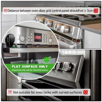 DAFUWENG zámek na troubu / na skříňky 2 ks – Sleviste.cz