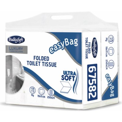 BulkySoft Skládaný 2- vrstvý 24x 250 listů – Zboží Mobilmania