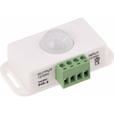 Ledshopik Pohybové čidlo pro LED 12-24V 6A bílé – Zboží Mobilmania