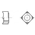 DIN 928 Matice čtyřhranná přivařovací, M 5, pevn. 4.8 – Zbozi.Blesk.cz