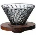 Hario Dripper V60-02 Glass Black – Zboží Dáma