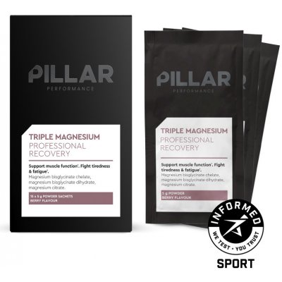 Pillar Triple Magnesium Professional Recovery 15x5 g – Hledejceny.cz