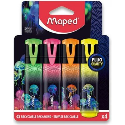 Maped Deepsea Paradise 4 barvy 740710 – Zboží Živě