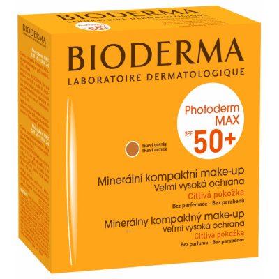 Bioderma Photoderm MAX Mineral Compact Make-up SPF50 minerální kompaktní  make-up Dark 10 g od 491 Kč - Heureka.cz