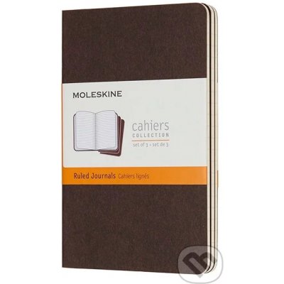 Moleskine Sešity 3 ks linkované hnědé S – Zbozi.Blesk.cz