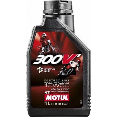 Motul 300V2 4T Factory line 10W-50 1 l – Zboží Mobilmania