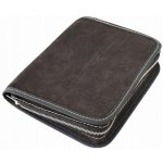 Obal na knihu se zipem XL Hnědá tmavá semiš – Sleviste.cz