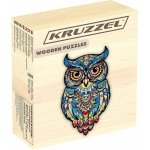 Kruzzel Dřevěné Sova 177 dílků – Zboží Dáma