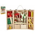 Teddies nářadí dřevo s doplňky v dřevěném kufříku 21x30x8cm – Zbozi.Blesk.cz