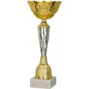 Kovový pohár Zlato-stříbrný 32 cm 12 cm