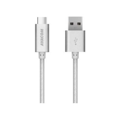 AVACOM TPC-100S kabel USB - USB Type-C, 100cm, stříbrná - AVACOM DCUS-TPC-100S – Zbozi.Blesk.cz