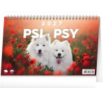 NOTIQUE stolní Psi Psy CZ/SK 23,1 × 14,5 cm 2027 – Zboží Mobilmania