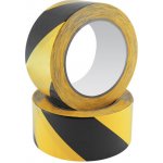 Junior Bezpečnostní páska safety tape 48 mm x 20 m černo-žlutá – Hledejceny.cz