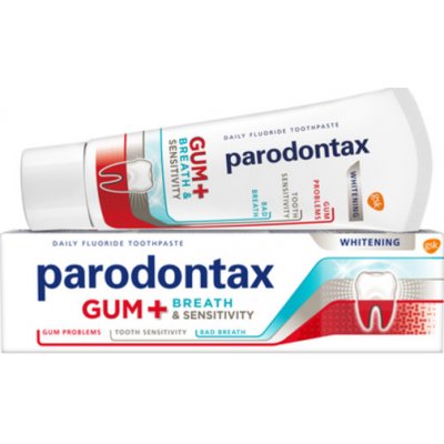 Parodontax Gum and Sensitive Whitening 75 ml – Sleviste.cz