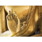WEBLUX 26799446 Fototapeta papír Hand of the golden Buddha 02 Ruka zlatého Buddhy 02 rozměry 360 x 266 cm – Hledejceny.cz