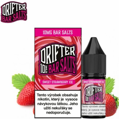 Drifter Bar Salts Sweet Strawberry Ice 10 ml 10 mg – Hledejceny.cz