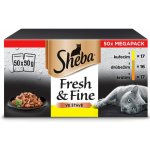 Sheba Fresh & Fine drůbeží výběr ve šťávě pro dospělé kočky 50x50 g – Zboží Dáma