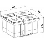 Sinks EK2603 JAZZ 600 2x15l + 3x7l – Zboží Dáma