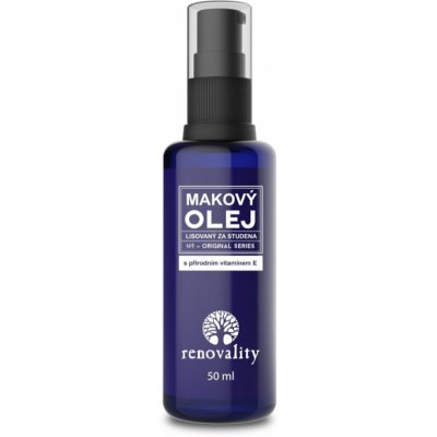 Makový olej renovality za studena lisovaný s přírodním vitamínem E 50 ml – Zboží Dáma