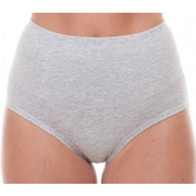 MST CLUB Dámské bavlněné stahovací kalhotky MST 7601 Šedá – Zboží Dáma