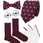 Bubibubi autobusová sada s kravatou a motýlkem vínová – Hledejceny.cz