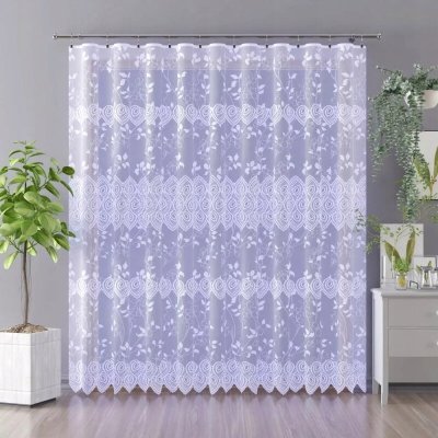 Záclona na metry žakárová, výška 230 cm – Sleviste.cz