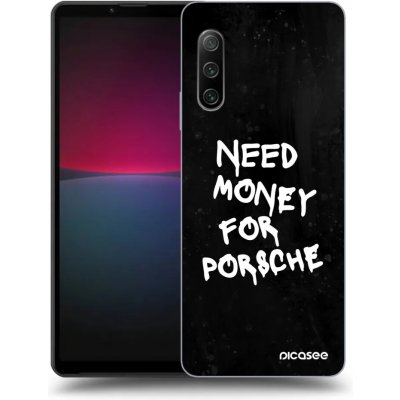 Picasee silikonový černý obal pro Sony Xperia 10 IV 5G - Black Dollar – Zboží Živě