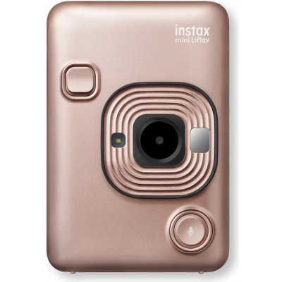 Fotoaparát Fujifilm Instax MINI LiPlay růžově zlatý – Zbozi.Blesk.cz
