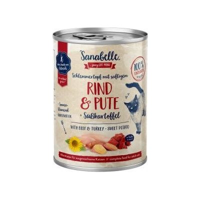 Bosch Sanabelle Wet Food with Beef & Turkey 380 g – Zboží Mobilmania