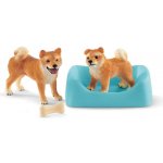 Schleich 42479 Shiba Inu štěně s matkou – Hledejceny.cz