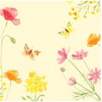 Dunisoft Ubrousky Poppy Field 40x40cm – Zboží Mobilmania