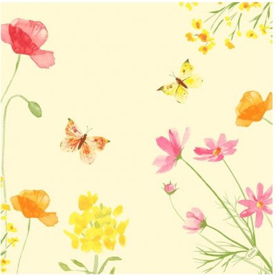 Dunisoft Ubrousky Poppy Field 40x40cm – Zboží Mobilmania