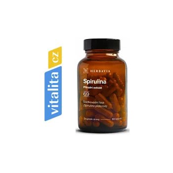 Herbavia Spirulina bylinný prášek 60 kapslí