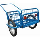 Přepravní vozík PEGAS kola 16“ komaxit 450 x 640 x 280 1320 mm 100 kg PEGAS
