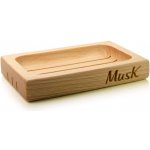 MusK dřevěná mýdlenka tvarovaná – Zboží Mobilmania