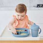 b.box silikon hrneček s pítkem 240 ml modrá – Hledejceny.cz